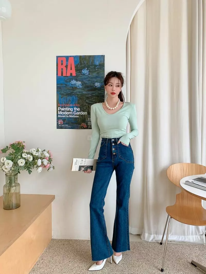 Highcolor - Korean Women Fashion - #shopsmall - UV Pad Tee - 7
