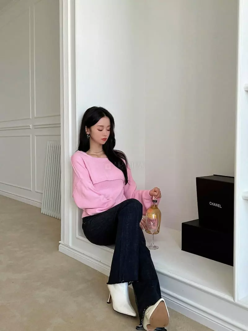 Highcolor - Korean Women Fashion - #romanticstyle - High Top Set - 4
