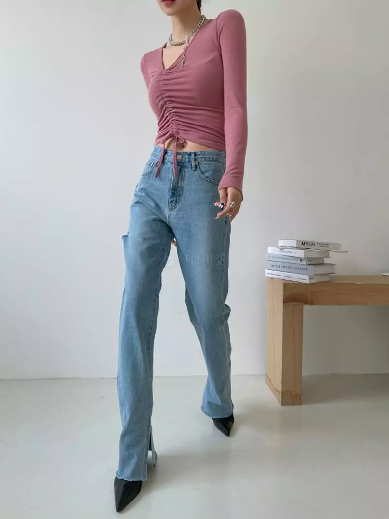 Highcolor - Korean Women Fashion - #womensfashion - Malrang Tee - 12