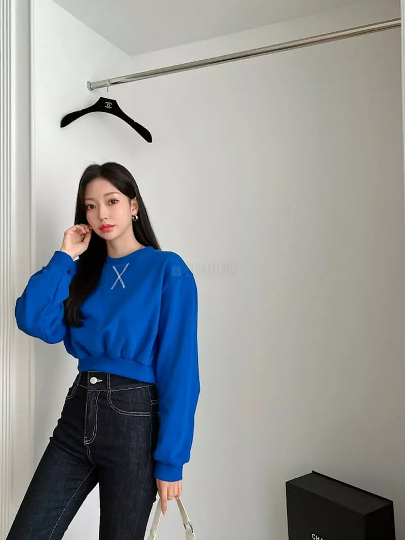 Highcolor - Korean Women Fashion - #womensfashion - Stitch Sweatshirt - 10