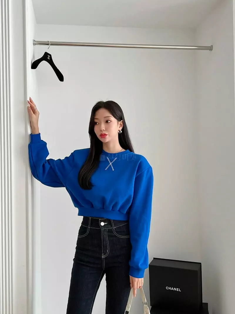 Highcolor - Korean Women Fashion - #womensfashion - Stitch Sweatshirt - 6