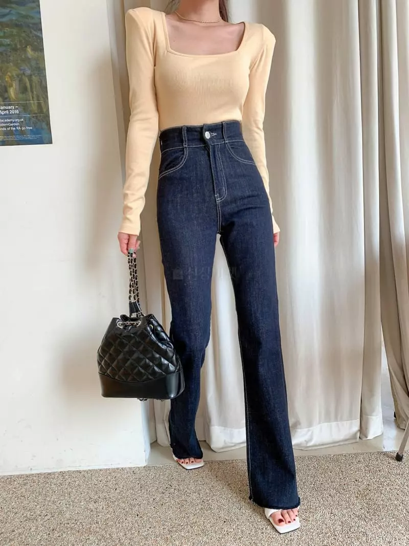 Highcolor - Korean Women Fashion - #womensfashion - Bootscut Pants - 3