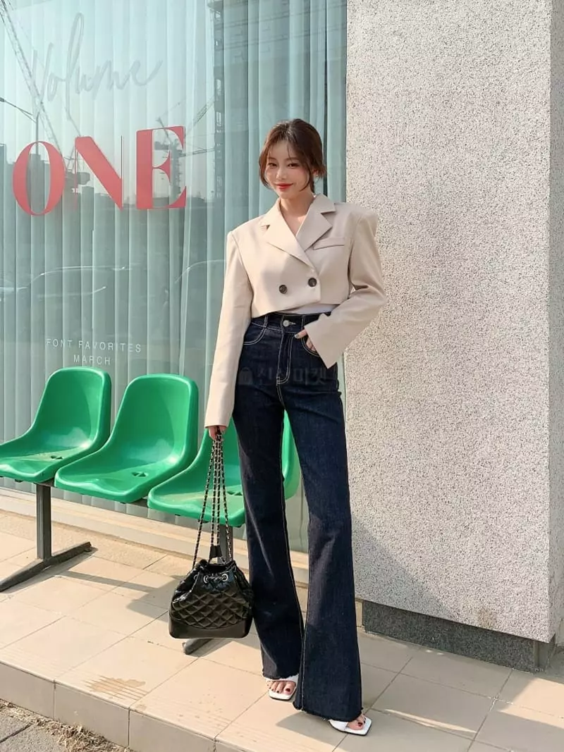 Highcolor - Korean Women Fashion - #womensfashion - Bootscut Pants - 5