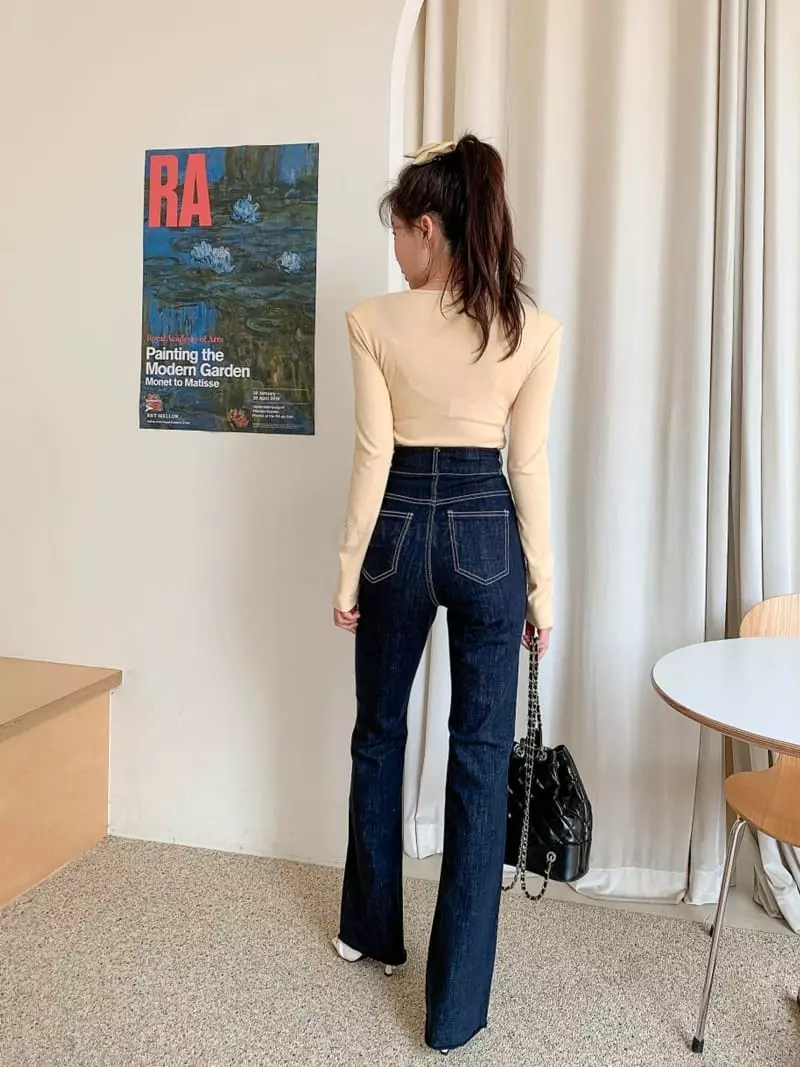 Highcolor - Korean Women Fashion - #womensfashion - Bootscut Pants - 7