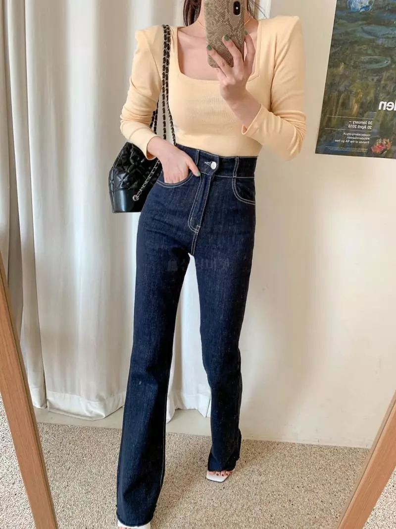 Highcolor - Korean Women Fashion - #womensfashion - Bootscut Pants - 9