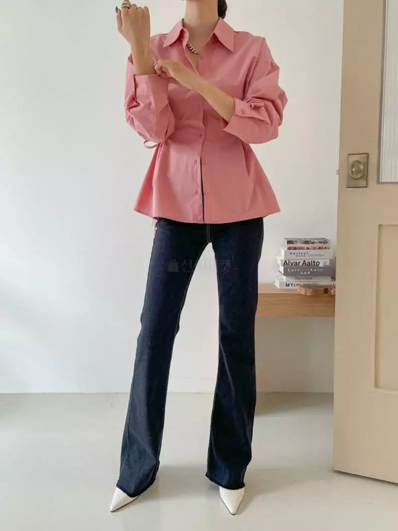 Highcolor - Korean Women Fashion - #womensfashion - Waist Shirt