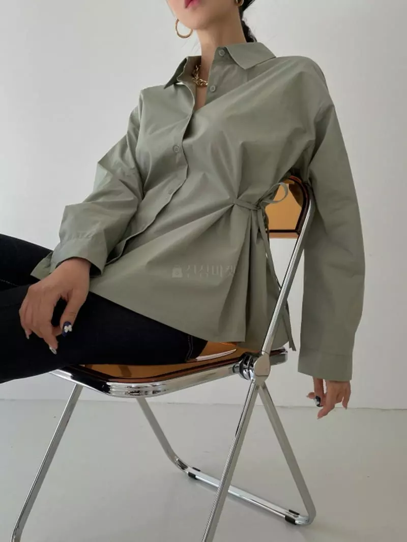 Highcolor - Korean Women Fashion - #womensfashion - Waist Shirt - 11