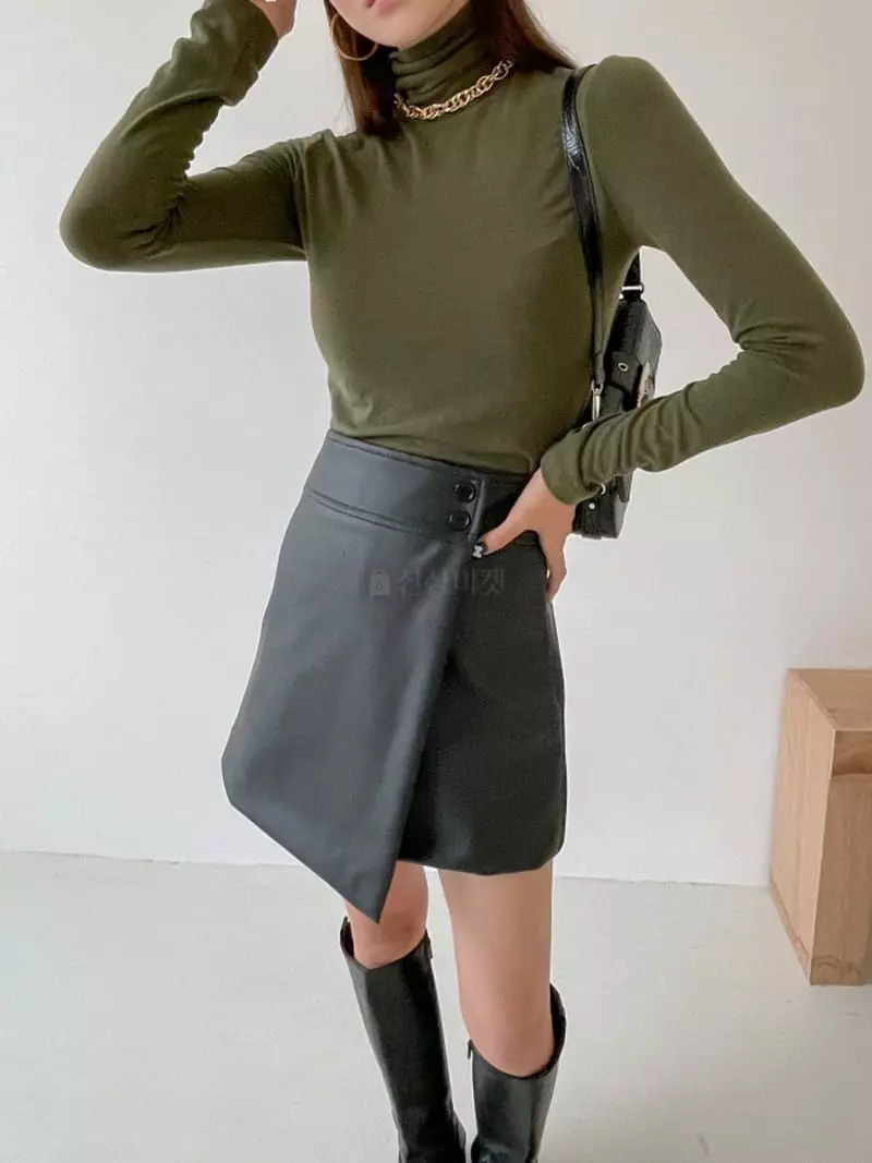 Highcolor - Korean Women Fashion - #momslook - Warm Tee - 4