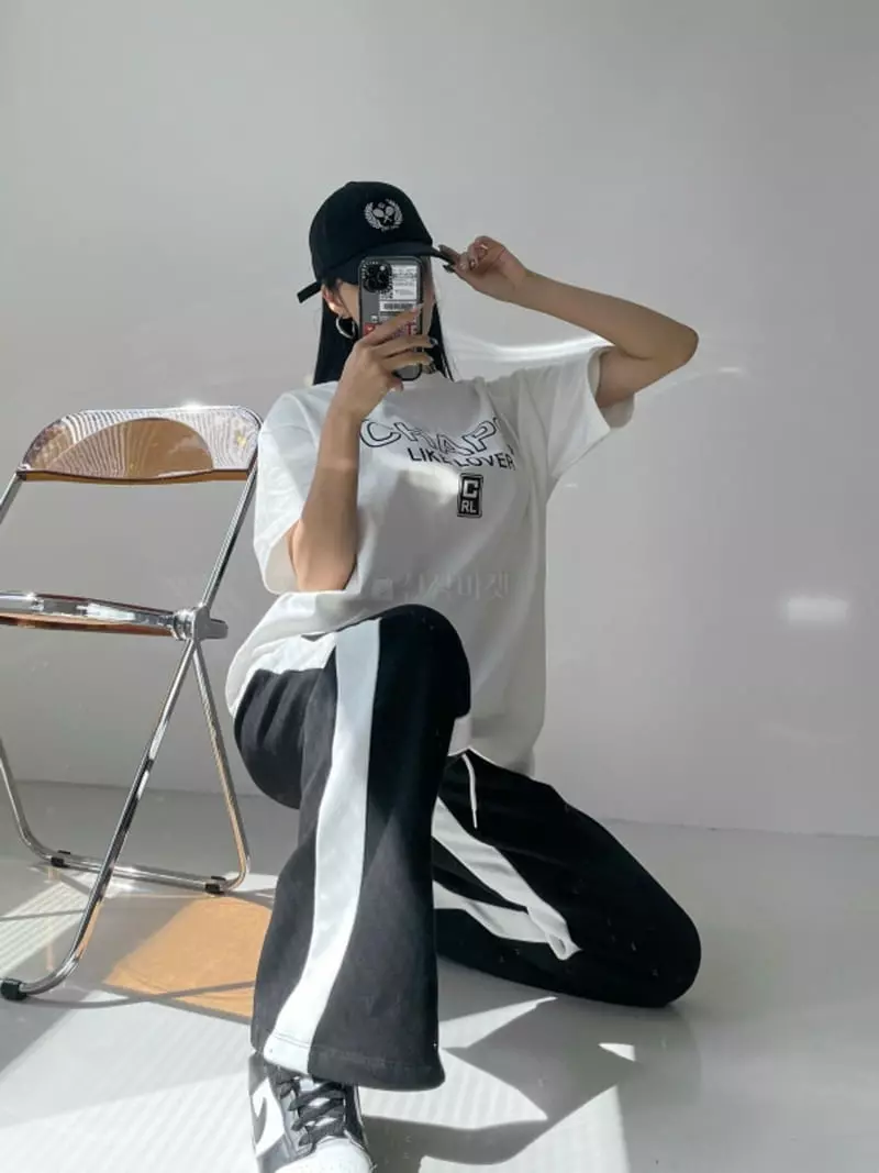 Highcolor - Korean Women Fashion - #womensfashion - Two Tone Pants - 2
