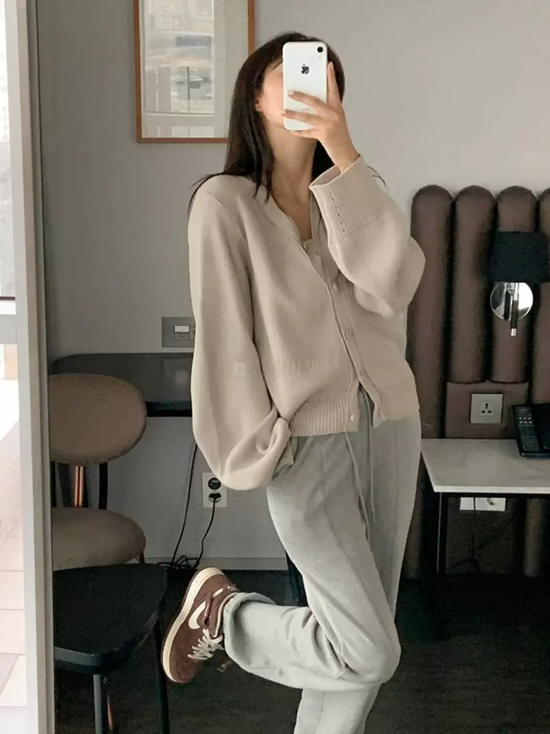 Highcolor - Korean Women Fashion - #womensfashion - Y Cardigan - 11