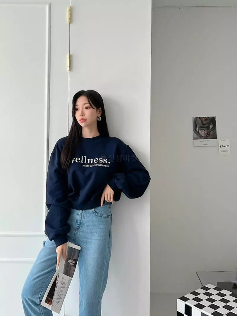 Highcolor - Korean Women Fashion - #womensfashion - Embrodiery Sweatshirt - 6