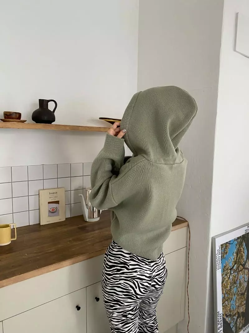 Highcolor - Korean Women Fashion - #womensfashion - Knit Zip-up - 9