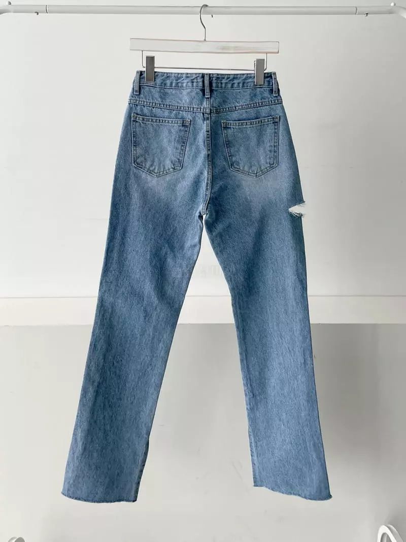 Highcolor - Korean Women Fashion - #womensfashion - Cut Jeans - 2