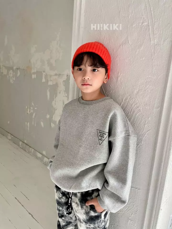 Hikiki - Korean Children Fashion - #childofig - Tringle Sweatshirt - 2