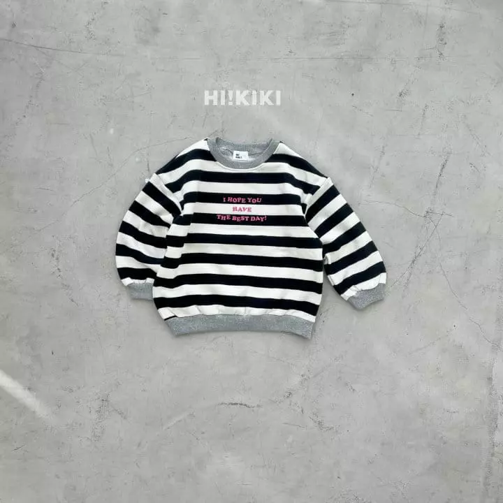 Hikiki - Korean Children Fashion - #discoveringself - Stripes Sweatshirt - 7