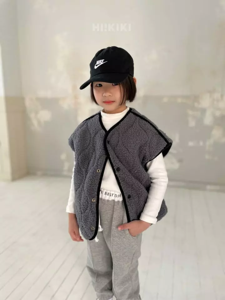 Hikiki - Korean Children Fashion - #fashionkids - Reversible Vest - 11