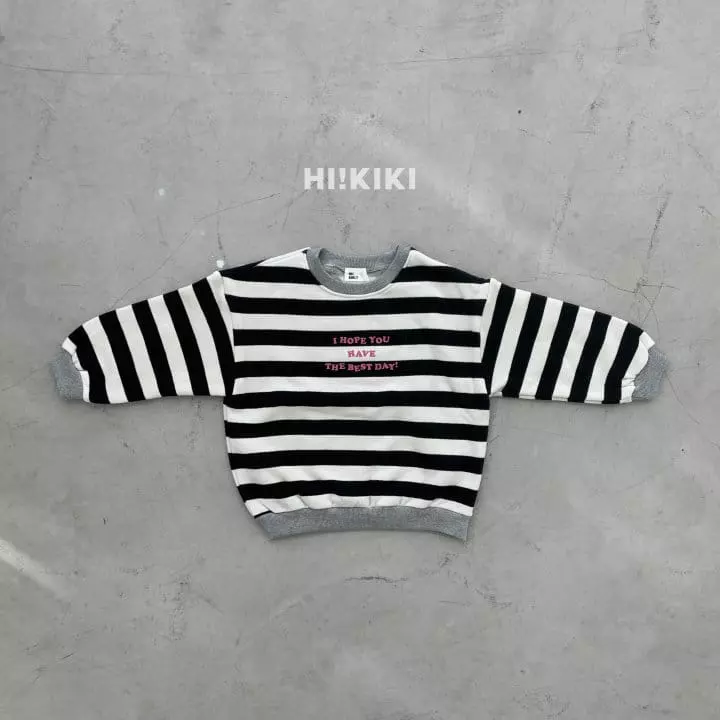 Hikiki - Korean Children Fashion - #fashionkids - Stripes Sweatshirt - 8