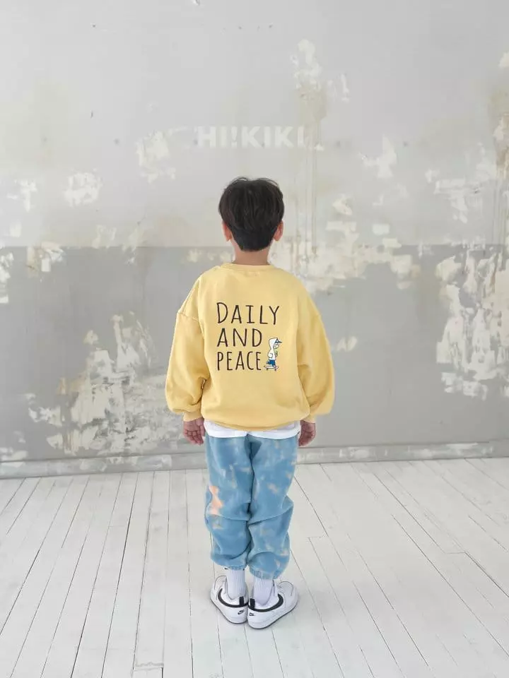 Hikiki - Korean Children Fashion - #discoveringself - Board Sweatshirt - 4