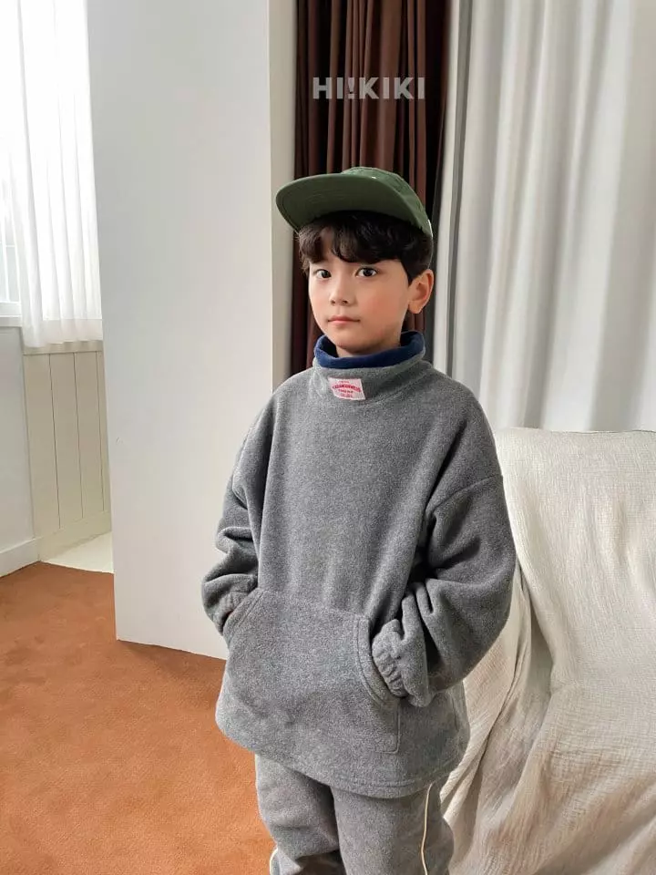 Hikiki - Korean Children Fashion - #kidsshorts - Pollar Fleece Tee - 2