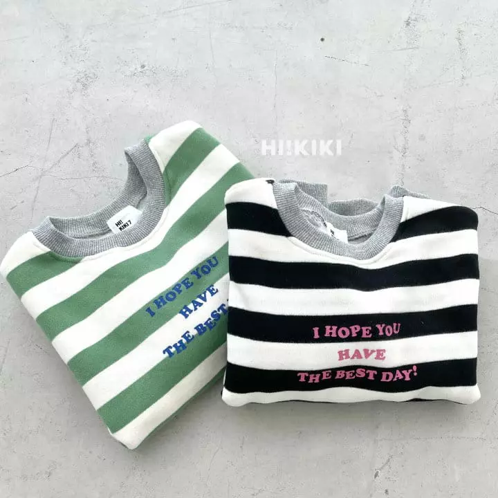 Hikiki - Korean Children Fashion - #kidsstore - Stripes Sweatshirt - 10