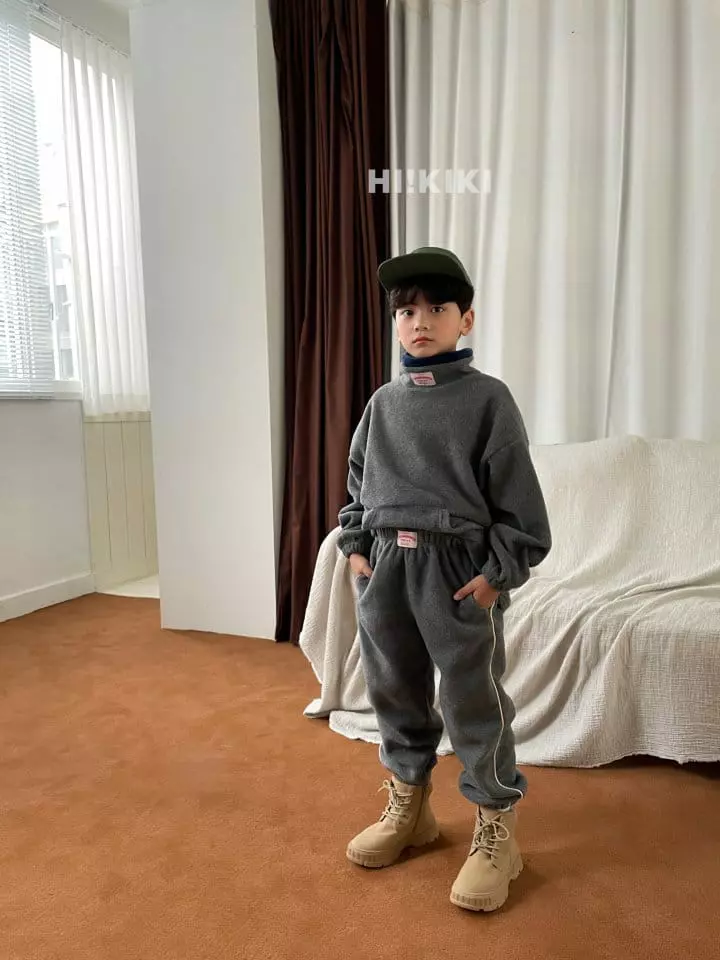 Hikiki - Korean Children Fashion - #kidsstore - Pollar Fleece Tee - 4
