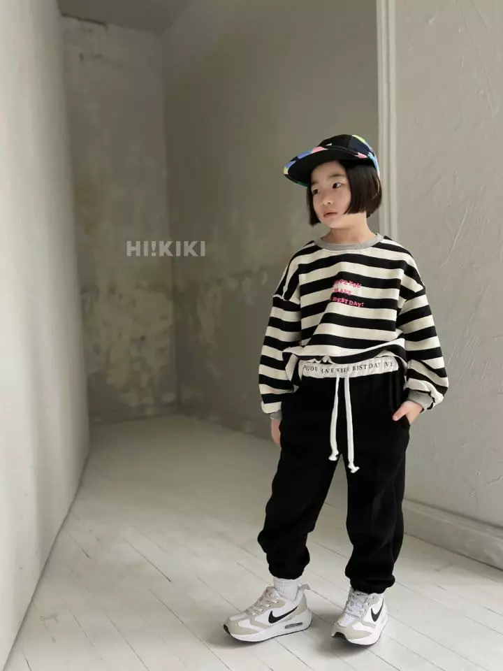 Hikiki - Korean Children Fashion - #todddlerfashion - Stripes Sweatshirt