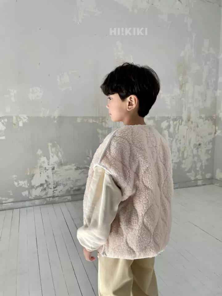 Hikiki - Korean Children Fashion - #toddlerclothing - Reversible Vest - 5