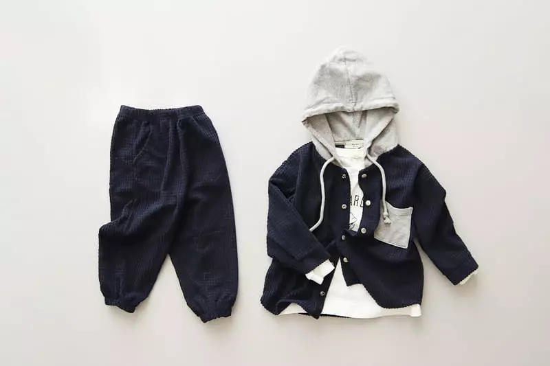 Hyvaa - Korean Children Fashion - #childofig - Square Veloure Pants - 2