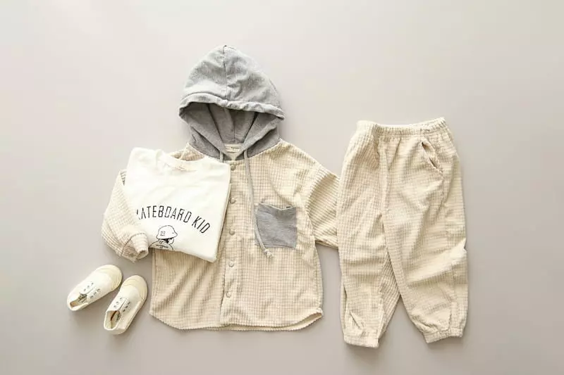 Hyvaa - Korean Children Fashion - #childofig - Square Veloure Pants - 3