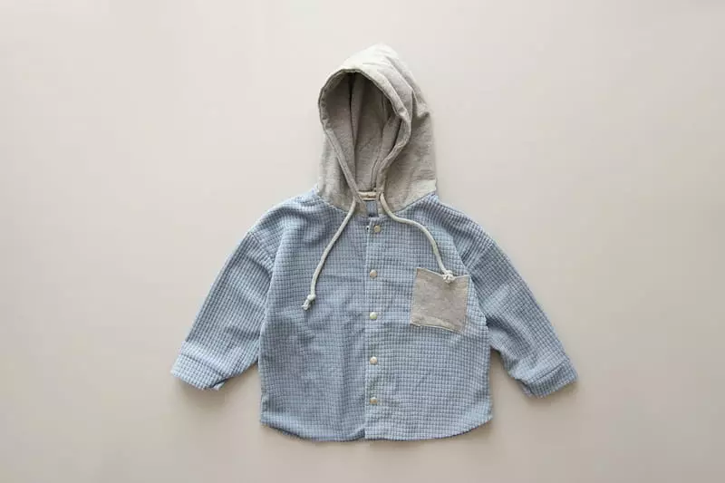 Hyvaa - Korean Children Fashion - #fashionkids - Square Veloure Shirt - 8