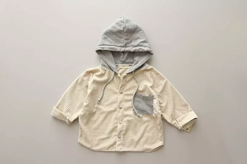 Hyvaa - Korean Children Fashion - #kidsstore - Square Veloure Shirt - 10