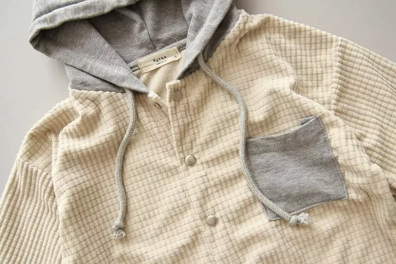 Hyvaa - Korean Children Fashion - #kidzfashiontrend - Square Veloure Shirt - 11