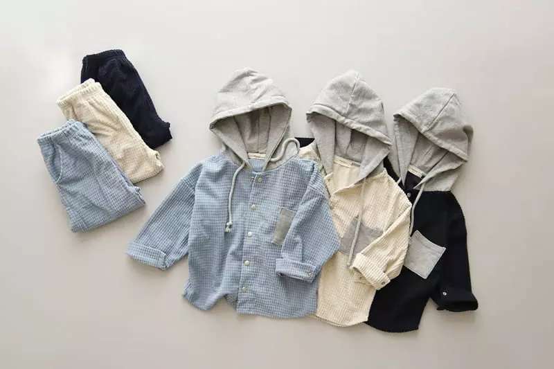 Hyvaa - Korean Children Fashion - #minifashionista - Square Veloure Shirt