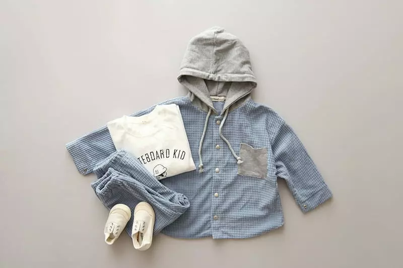 Hyvaa - Korean Children Fashion - #prettylittlegirls - Square Veloure Shirt - 2