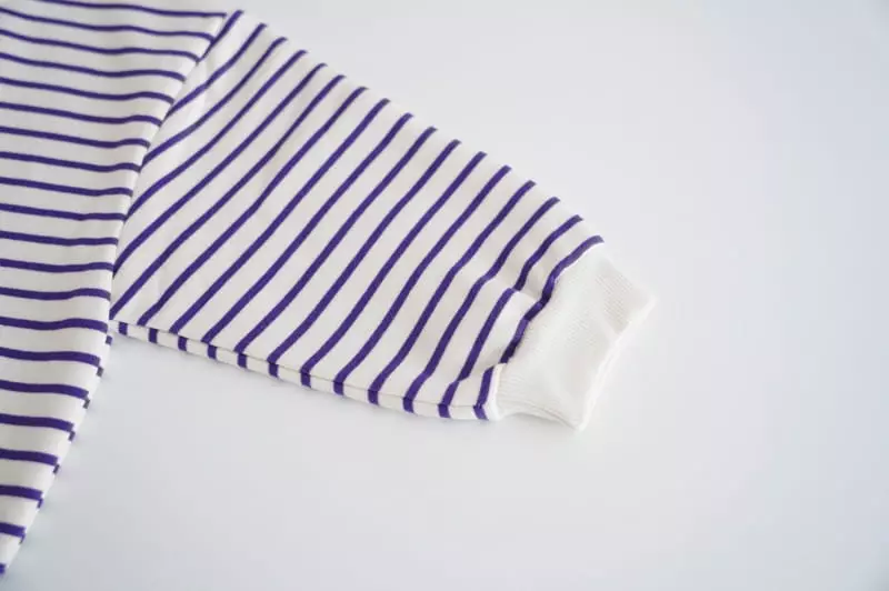 I Story Kids - Korean Children Fashion - #littlefashionista - Stripes Overfit Sweatshirt - 7