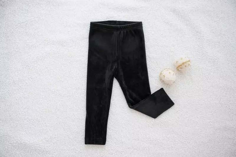 I Story Kids - Korean Children Fashion - #minifashionista - Velvet Rib Leggings - 6