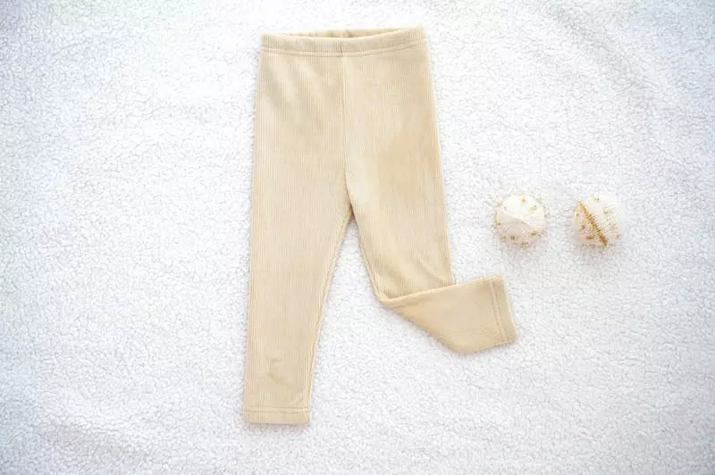 I Story Kids - Korean Children Fashion - #prettylittlegirls - Velvet Rib Leggings - 7
