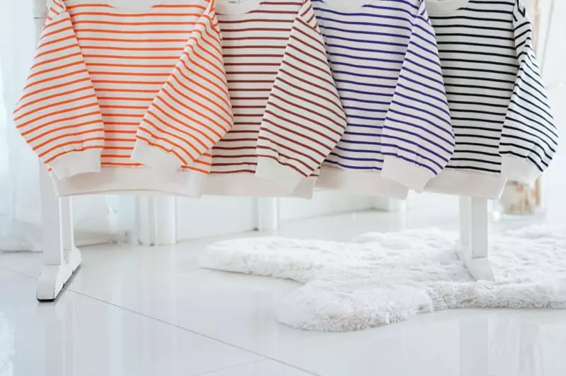 I Story Kids - Korean Children Fashion - #toddlerclothing - Stripes Overfit Sweatshirt - 12