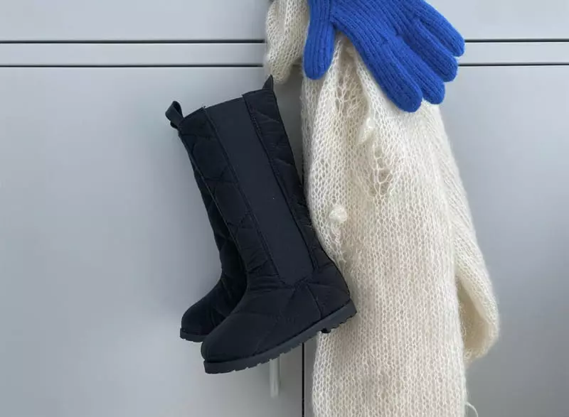 IWAI - Korean Children Fashion - #Kfashion4kids - iw964 Black Sha Boots