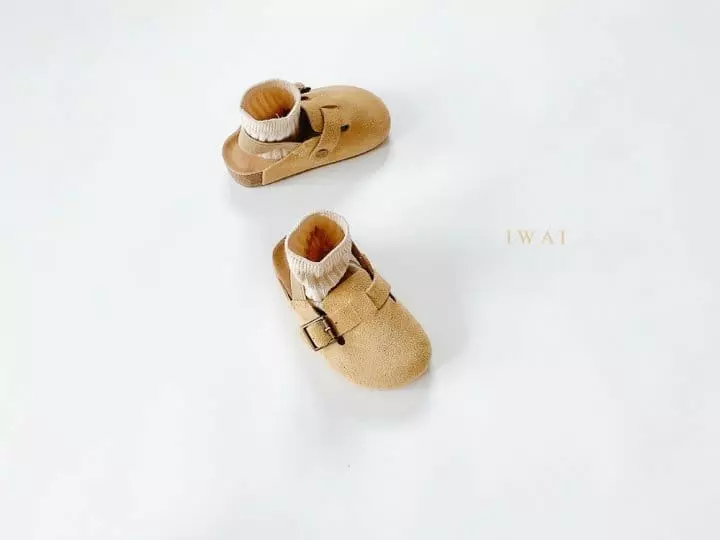IWAI - Korean Children Fashion - #kidsshorts - 918 Tan Slipper - 12