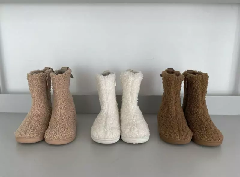 IWAI - Korean Children Fashion - #littlefashionista - iw960 Teddy Boots