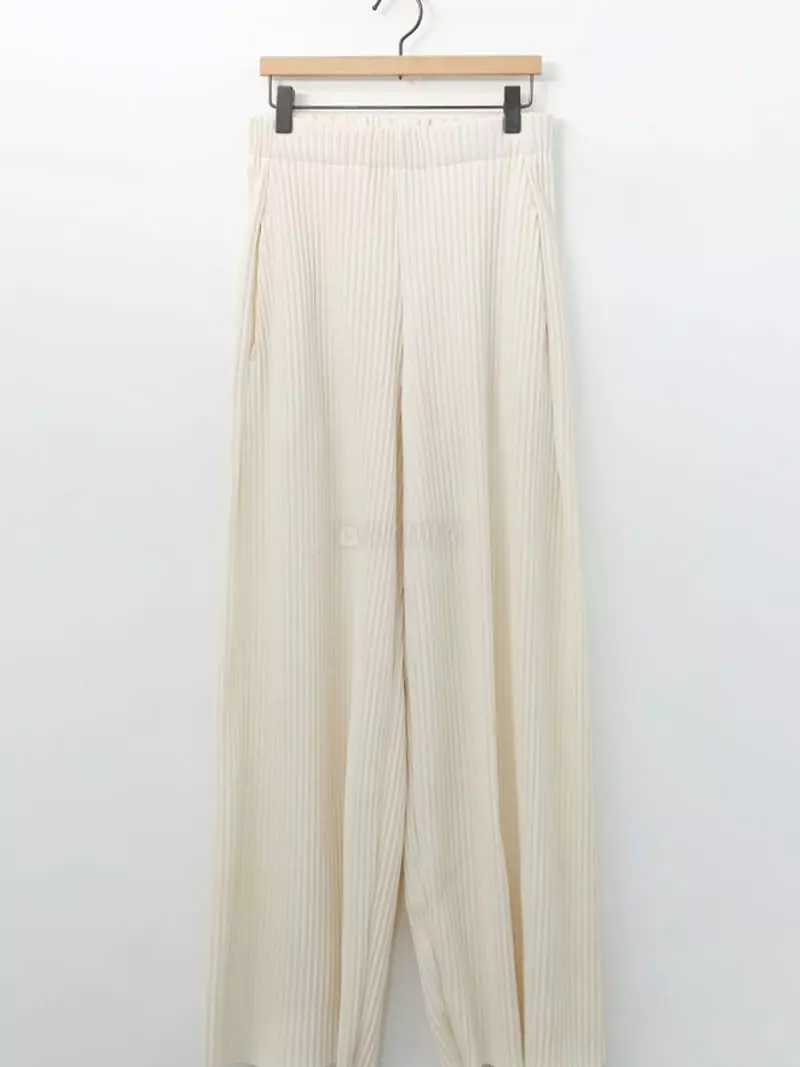 Ifuhouse - Korean Women Fashion - #momslook - Pleats Band Pants - 10