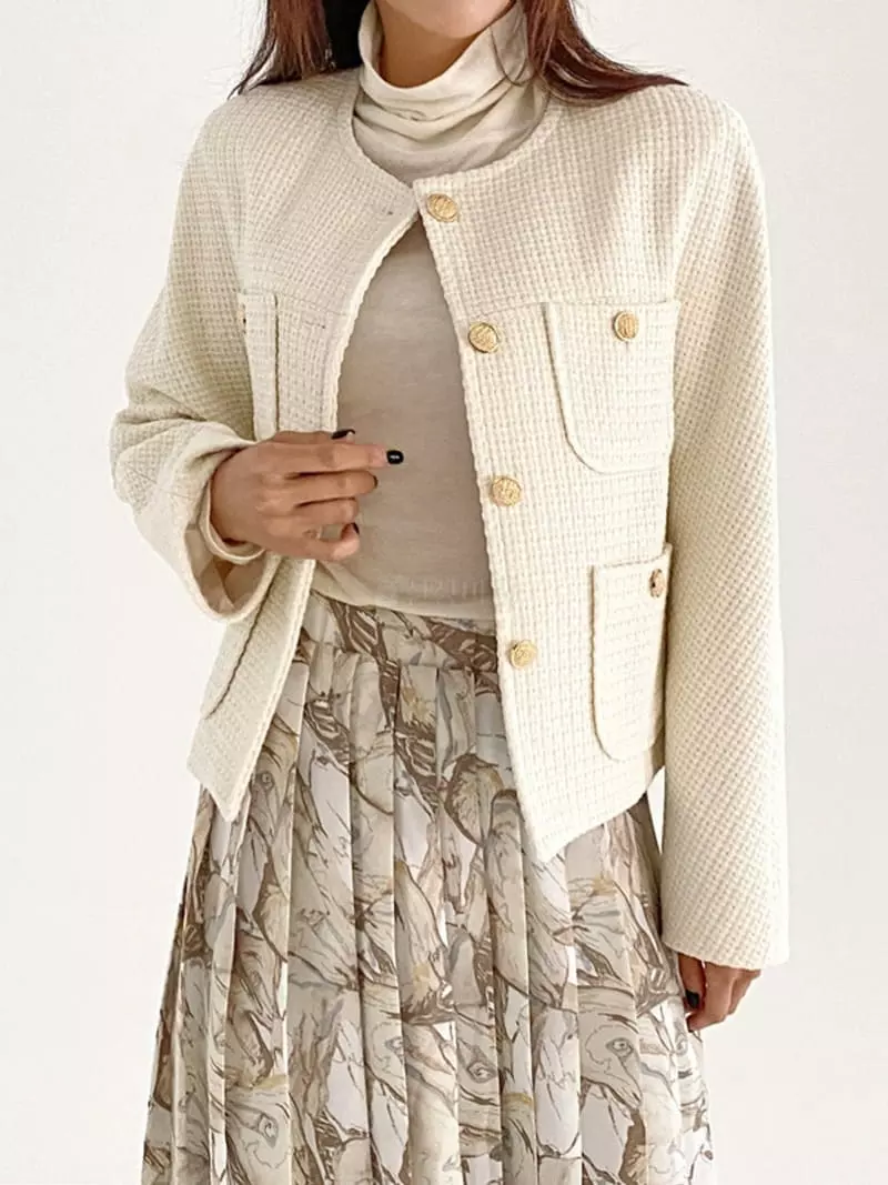 Ifuhouse - Korean Women Fashion - #momslook - Give Me Jacket - 5