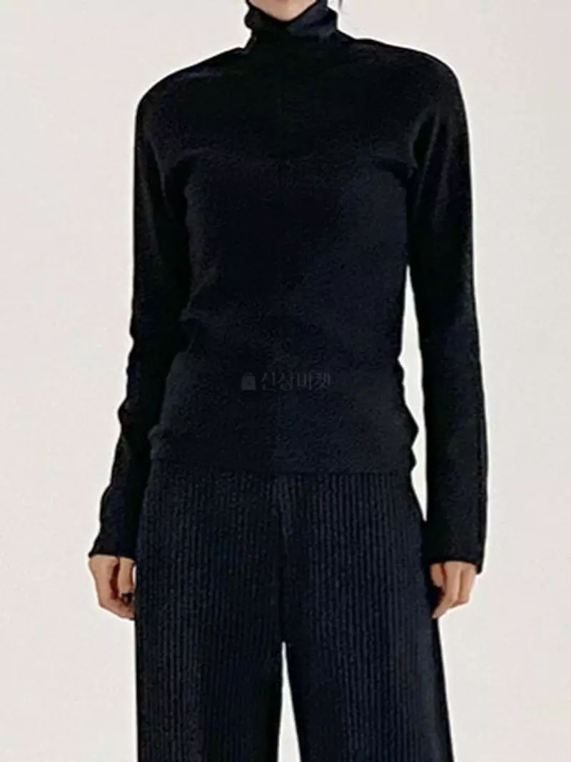 Ifuhouse - Korean Women Fashion - #momslook - Rib Half Zip-up Tee - 3