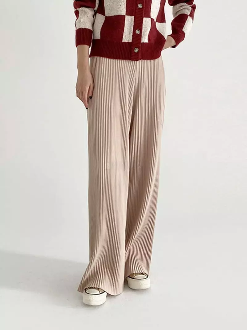 Ifuhouse - Korean Women Fashion - #thelittlethings - Pleats Band Pants