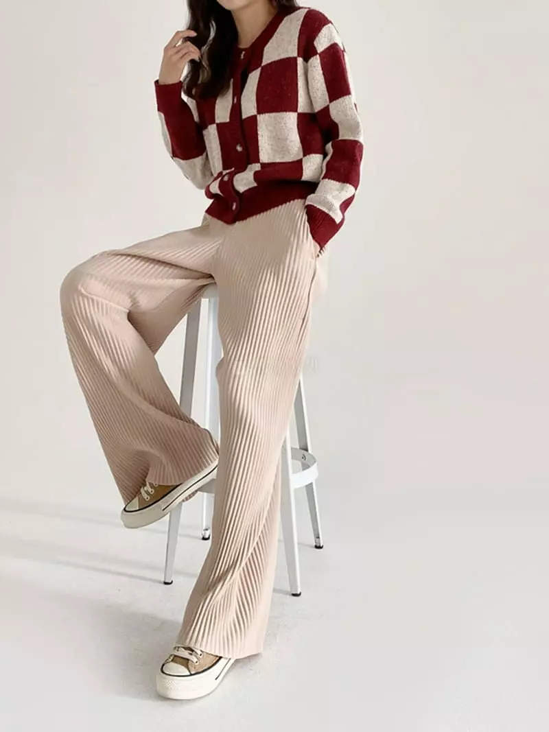 Ifuhouse - Korean Women Fashion - #womensfashion - Pleats Band Pants - 7