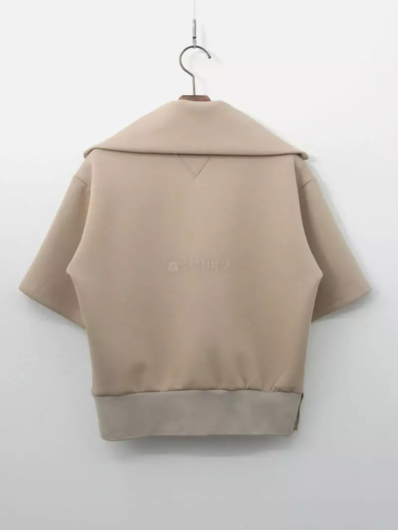 Ifuhouse - Korean Women Fashion - #womensfashion - Cham Zip-up Tee - 10