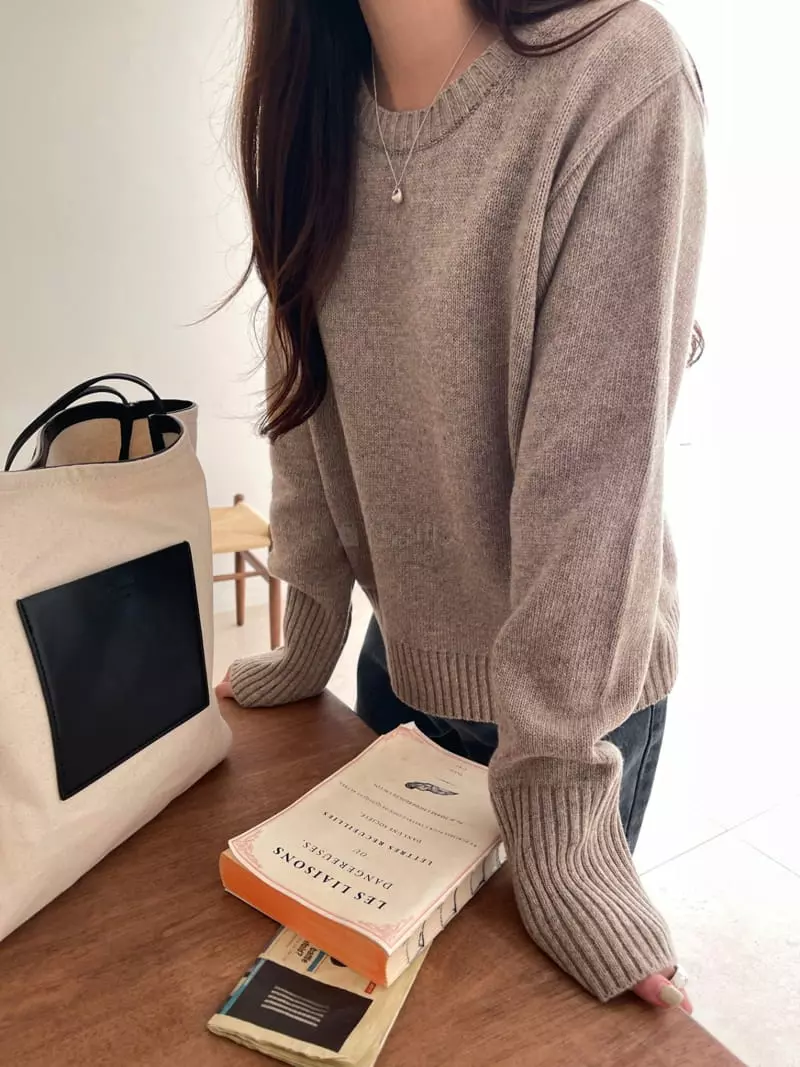 Imagine - Korean Women Fashion - #womensfashion - French Knit Tee - 4