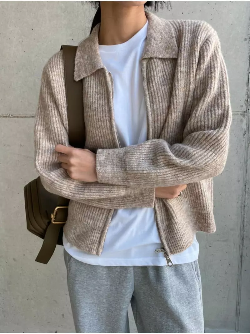Imagine - Korean Women Fashion - #momslook - Tami Zip-up