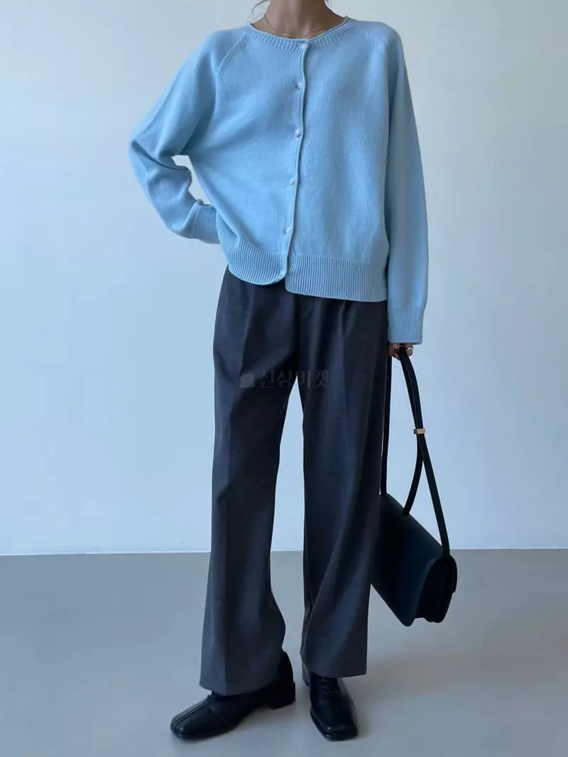 Imagine - Korean Women Fashion - #momslook - Share Whole Gamnet Cardigan - 6